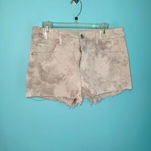 American Eagle Gray Tone Tie-Dye Jean Shorts Sz. 14